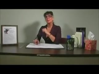 Bitchy aged teacher jerkoff instructions