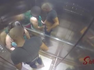 Sorayyaa e leo ogro foram pegos fudendo ei elevador