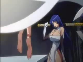 Hentai woman with huge tits has X rated movie