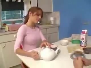 Lonely Housewife fuck the Gardener