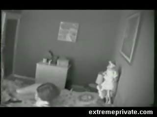 Spy cam caught morning masturbation my mom vid