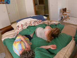 Stepmom shares bed with stepson to make room for the cousins