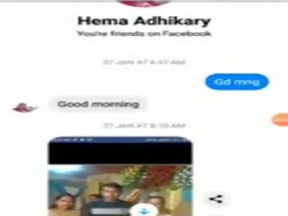 Facebookhot Aunty Hema vids Her Nude Body in Facebook Call