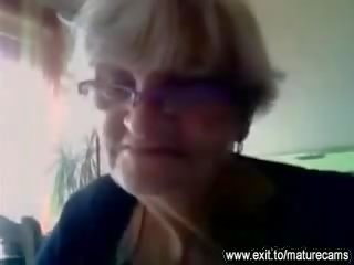 55 години стар бабичка видеоклипове тя голям цици на камера филм