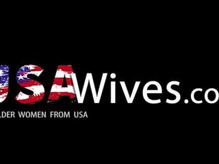 Usawives 成熟 女學生 迪倫 自慰 單獨