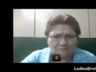 Ladieserotic aficionado abuelita casero cámara web vídeo: x calificación película e1