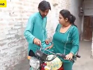 Desi bike ride woman with a very smashing göt, x rated clip 83