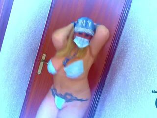 Covid19 Mask Reggaeton Striptease, Free sex clip 05