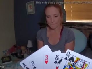 Strip poker with mom - shiny johnson klip
