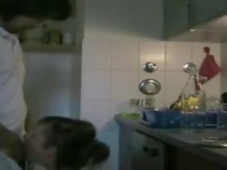 Horny Couple Having x rated clip In The Kitchen