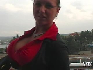 นมโต ผู้หญิงสวย kora kryk เปล่า บน สาธารณะ ใน croatia: เอชดี x ซึ่งได้ประเมิน ฟิล์ม 23